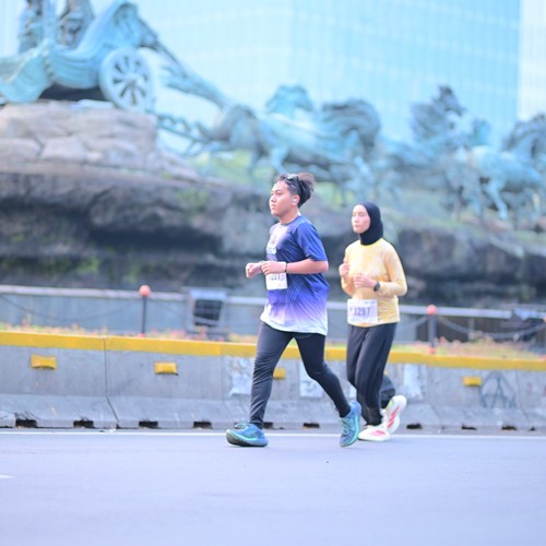 Race photo from KEMLU RUN 2026