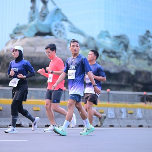 Race photo from KEMLU RUN 2026