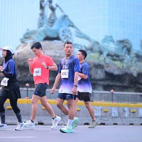 Race photo from KEMLU RUN 2026