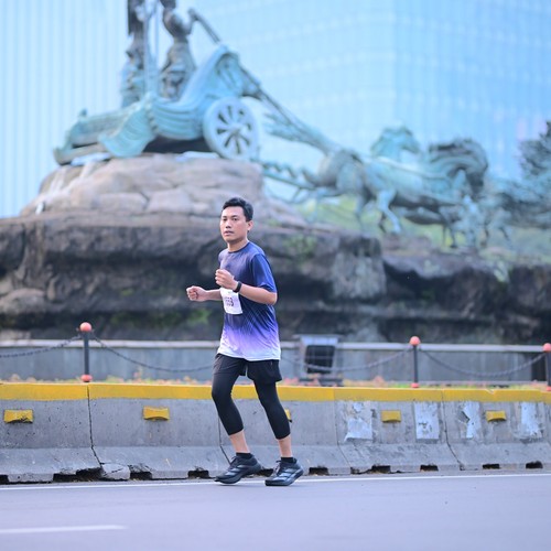 Race photo from KEMLU RUN 2026