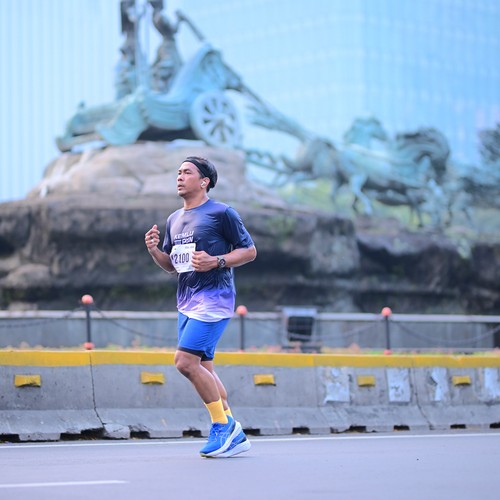 Race photo from KEMLU RUN 2026