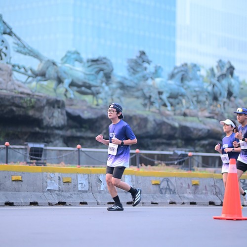 Race photo from KEMLU RUN 2026