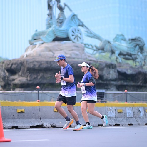 Race photo from KEMLU RUN 2026