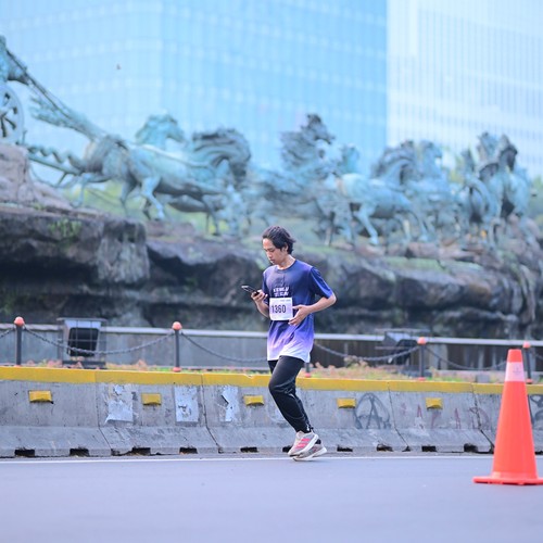 Race photo from KEMLU RUN 2026
