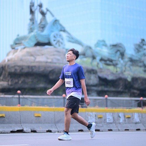 Race photo from KEMLU RUN 2026