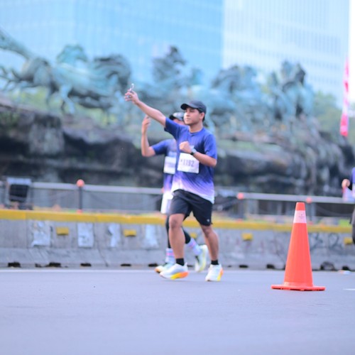 Race photo from KEMLU RUN 2026