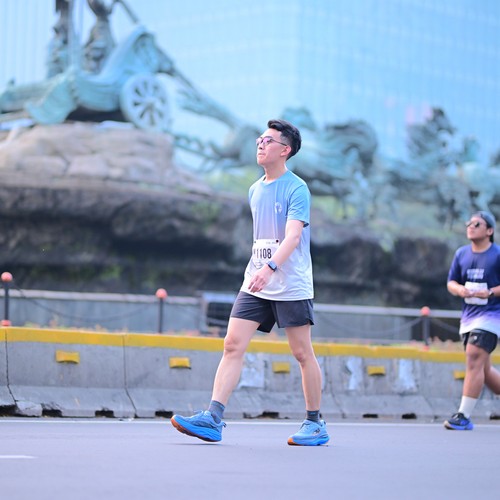 Race photo from KEMLU RUN 2026
