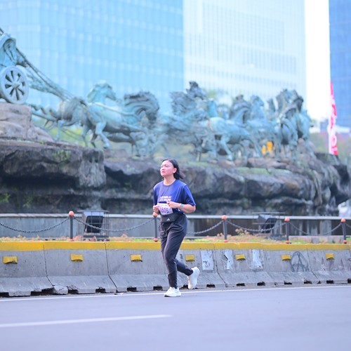 Race photo from KEMLU RUN 2026