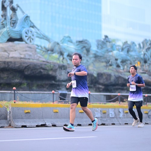 Race photo from KEMLU RUN 2026