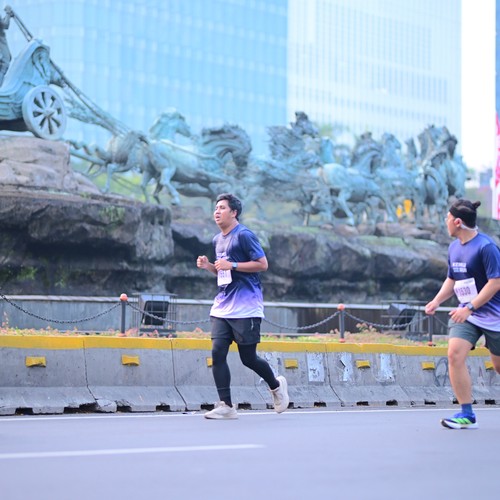 Race photo from KEMLU RUN 2026