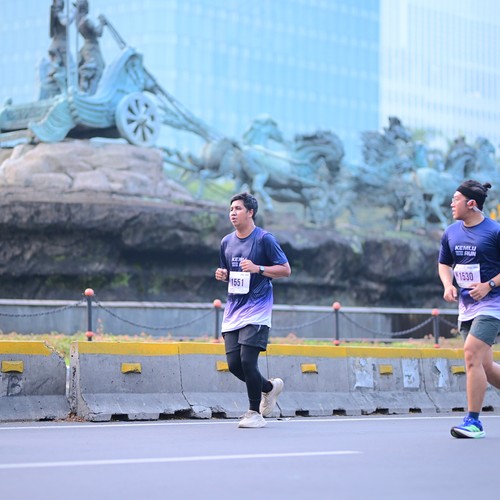 Race photo from KEMLU RUN 2026