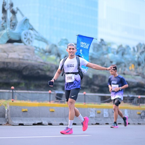 Race photo from KEMLU RUN 2026