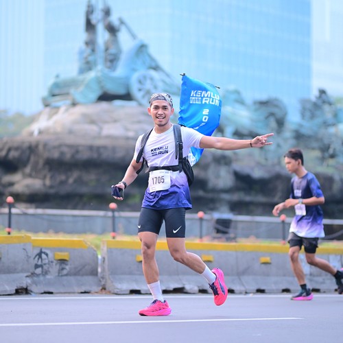 Race photo from KEMLU RUN 2026