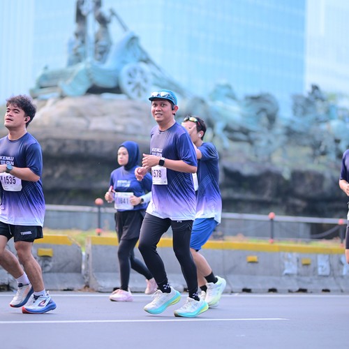 Race photo from KEMLU RUN 2026