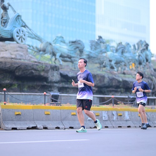 Race photo from KEMLU RUN 2026