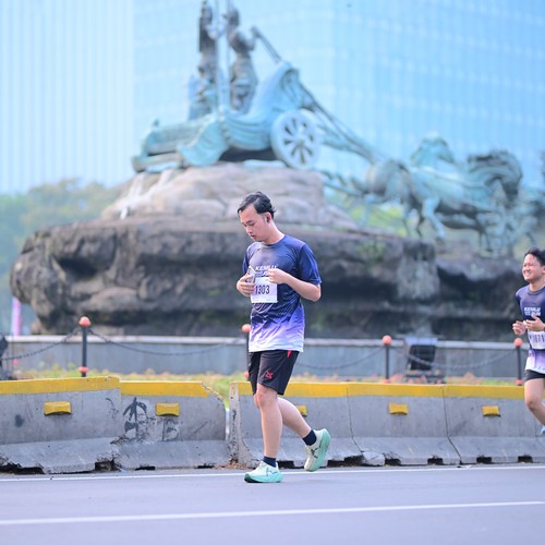Race photo from KEMLU RUN 2026