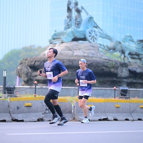 Race photo from KEMLU RUN 2026