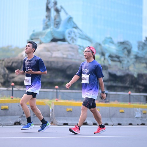 Race photo from KEMLU RUN 2026