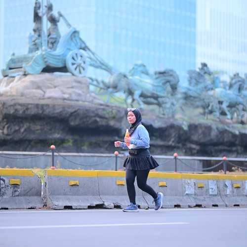 Race photo from KEMLU RUN 2026