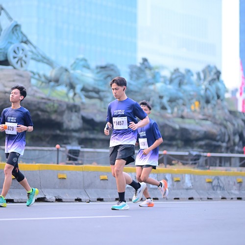 Race photo from KEMLU RUN 2026