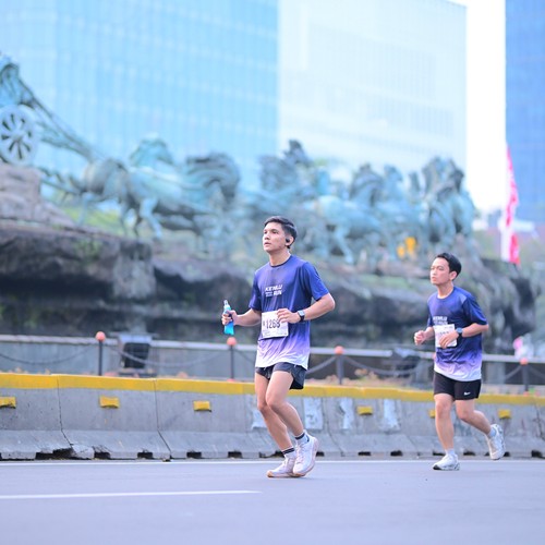 Race photo from KEMLU RUN 2026