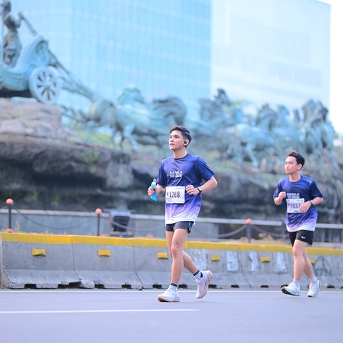 Race photo from KEMLU RUN 2026