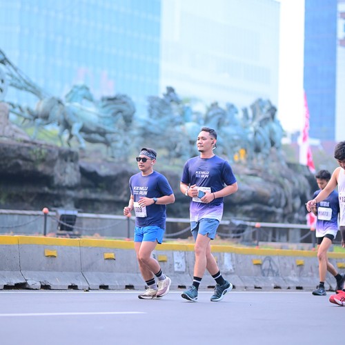 Race photo from KEMLU RUN 2026
