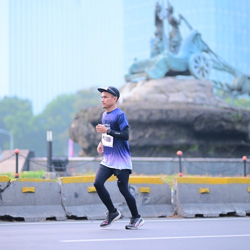 Race photo from KEMLU RUN 2026