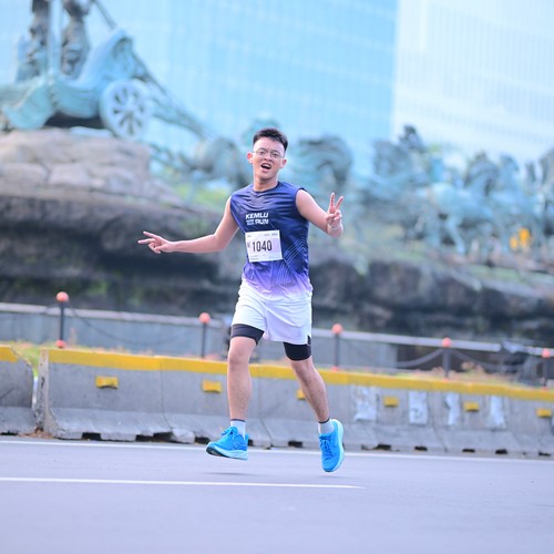 Race photo from KEMLU RUN 2026