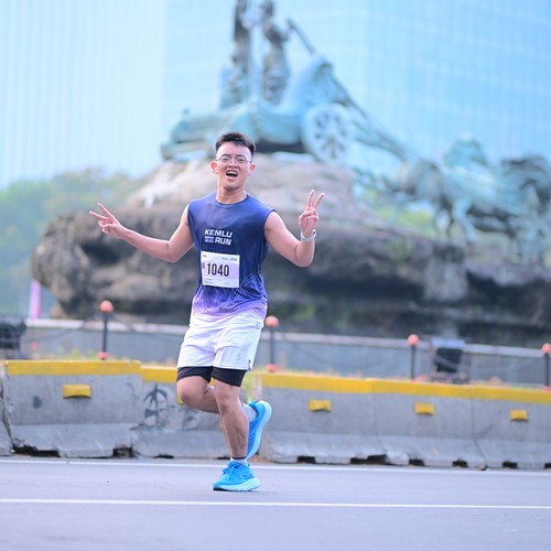 Race photo from KEMLU RUN 2026
