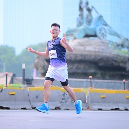 Race photo from KEMLU RUN 2026