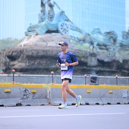 Race photo from KEMLU RUN 2026