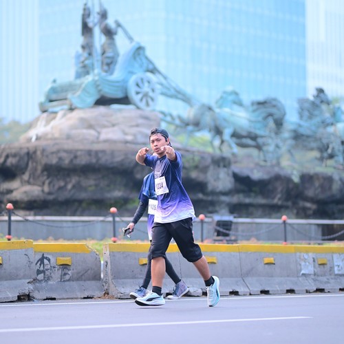 Race photo from KEMLU RUN 2026
