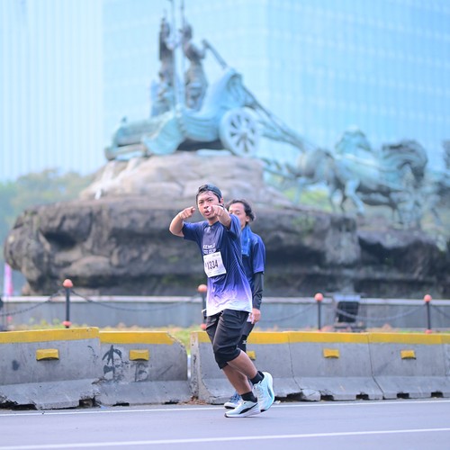 Race photo from KEMLU RUN 2026