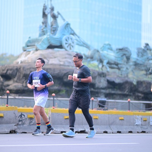 Race photo from KEMLU RUN 2026
