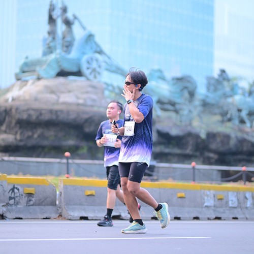 Race photo from KEMLU RUN 2026