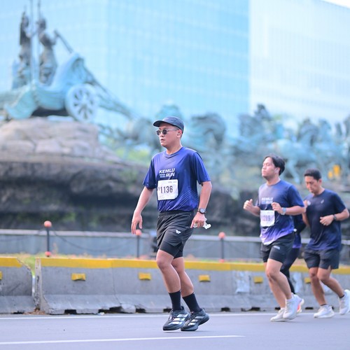 Race photo from KEMLU RUN 2026