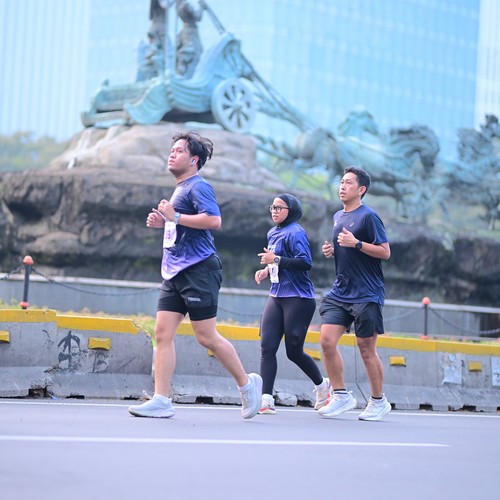 Race photo from KEMLU RUN 2026