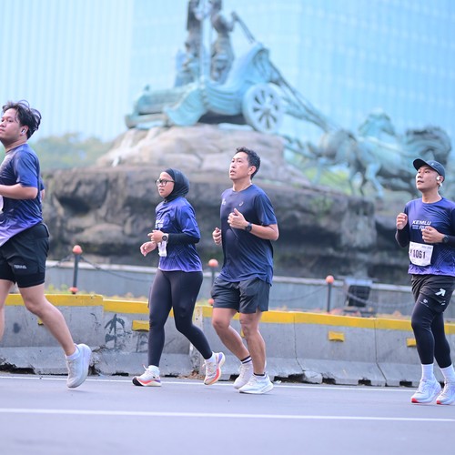 Race photo from KEMLU RUN 2026