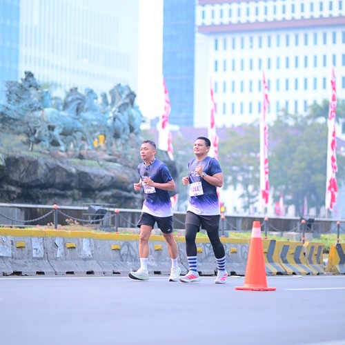 Race photo from KEMLU RUN 2026