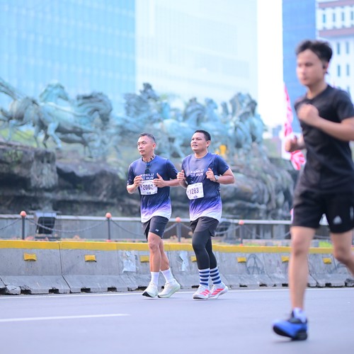 Race photo from KEMLU RUN 2026