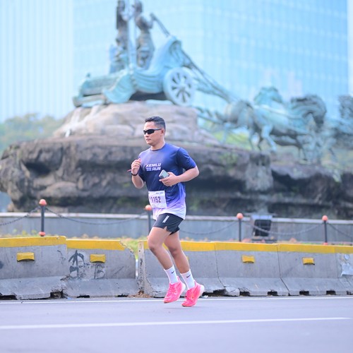 Race photo from KEMLU RUN 2026