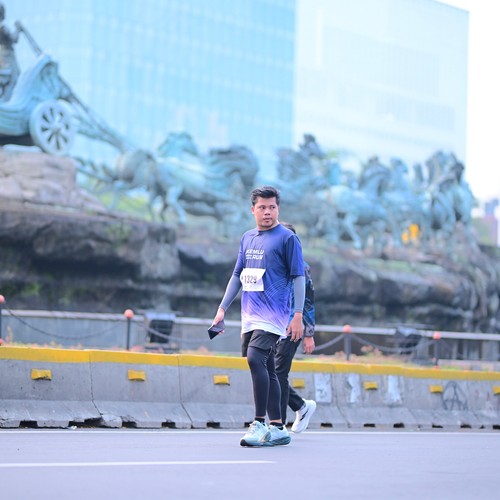 Race photo from KEMLU RUN 2026