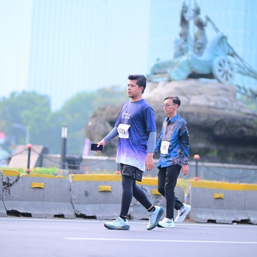 Race photo from KEMLU RUN 2026