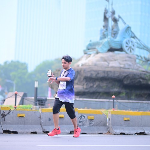 Race photo from KEMLU RUN 2026