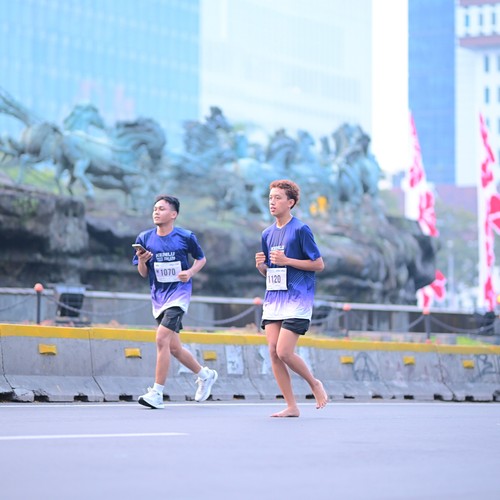 Race photo from KEMLU RUN 2026