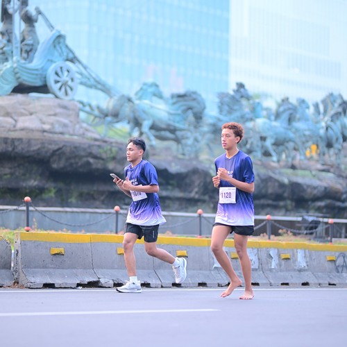 Race photo from KEMLU RUN 2026