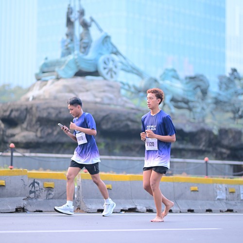 Race photo from KEMLU RUN 2026