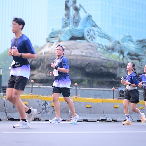 Race photo from KEMLU RUN 2026