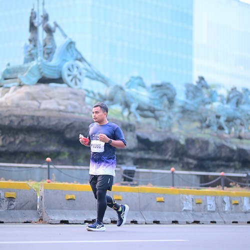 Race photo from KEMLU RUN 2026